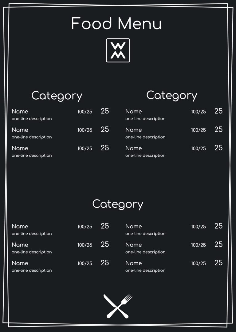 Menu Design. 5 Rules of a Perfect Composition | Waitron.Menu Blog